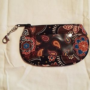 Vera Bradley Clip & Zip Coin Purse - Kensington💙